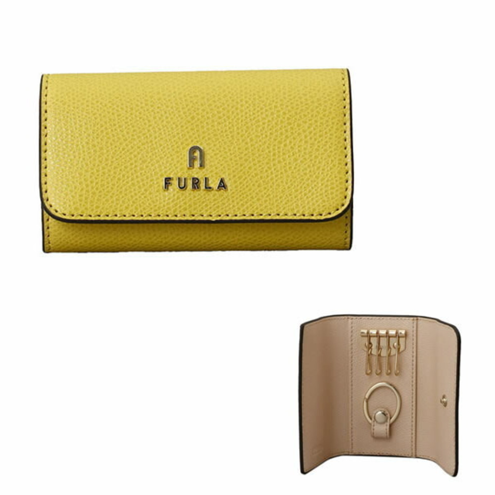 Furla Key Case Camelia Yl Yellow